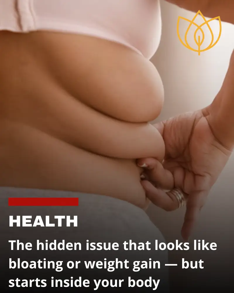 Woman struggling with hidden weight issue